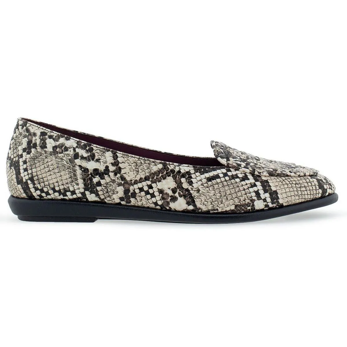 Aerosoles Womens Brielle Faux Leather Slip On Loafers