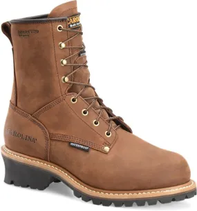 Carolina Men's 8" Steel Toe Waterproof Insulated Logger Boot - CA5821