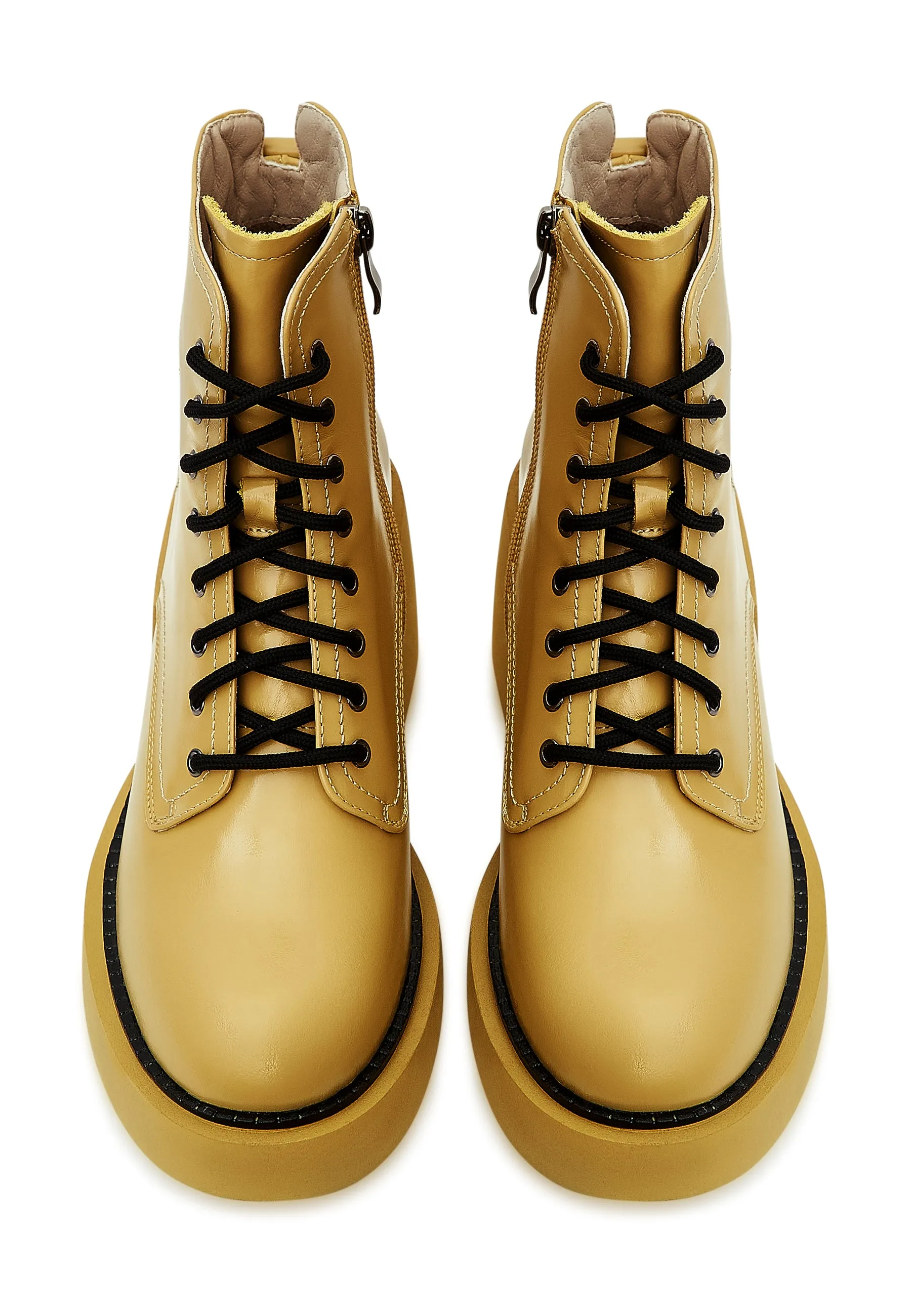 Chic Yellow Ankle Boots for Women - Stylish & Comfortable Footwear