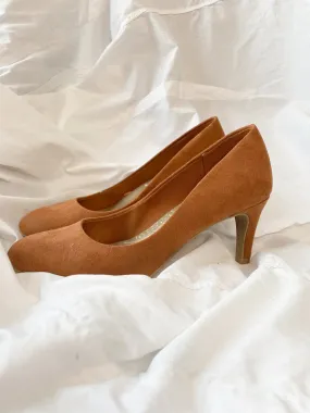 Dex Camel Flex Comfort Heels - Size 5