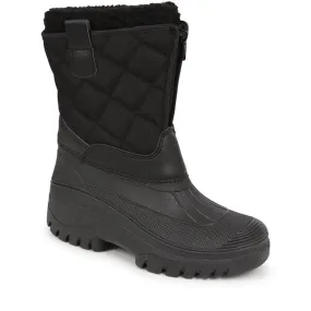 Fleece-Lined Snow Boots - SHINN40001 / 326 402