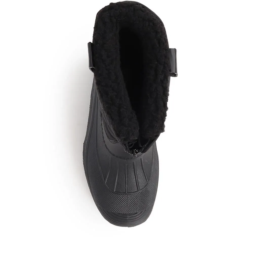 Fleece-Lined Snow Boots - SHINN40001 / 326 402