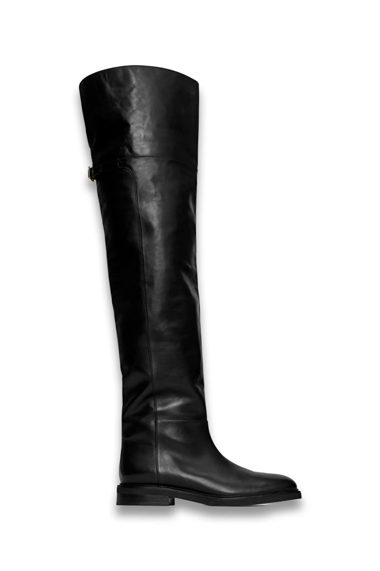 Over-The-Knee Leather Boots