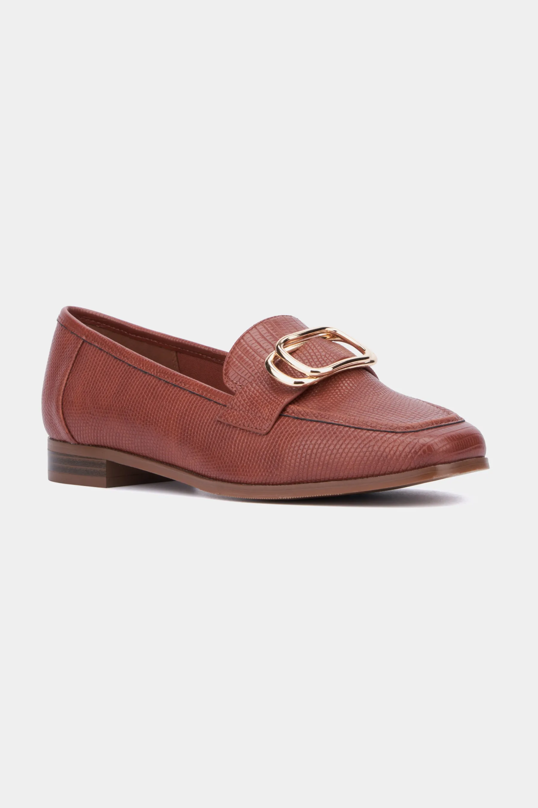 Ramira Slip-On Metal Accent Loafers