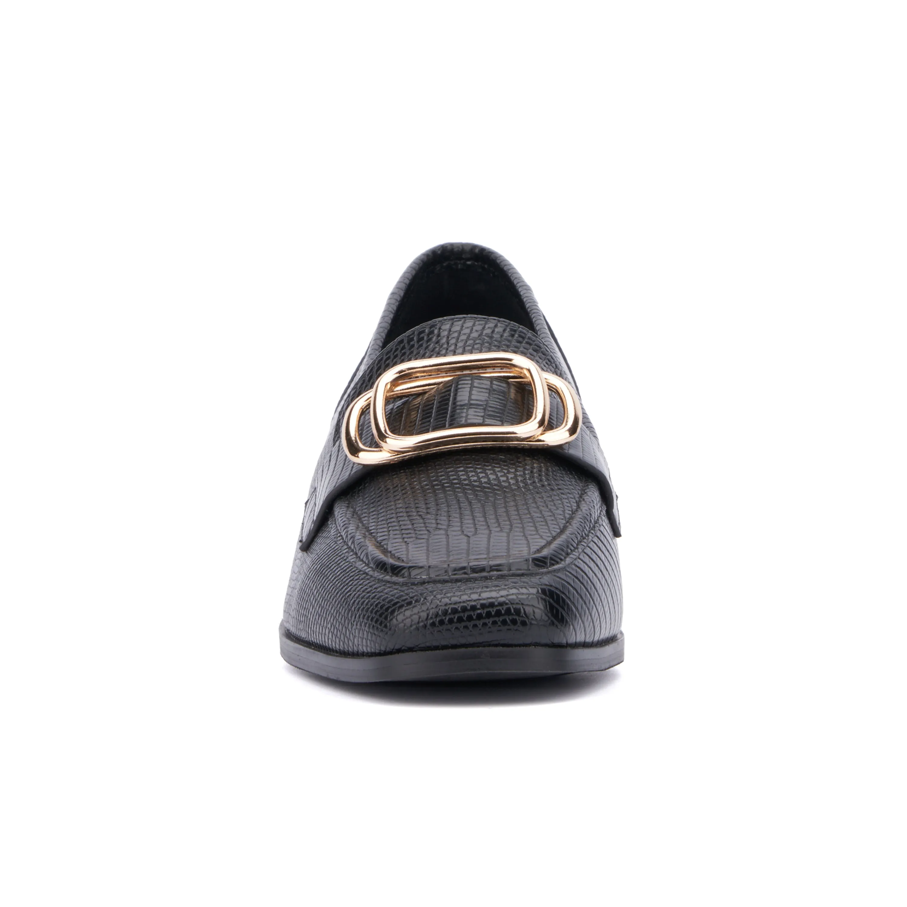 Ramira Slip-On Metal Accent Loafers