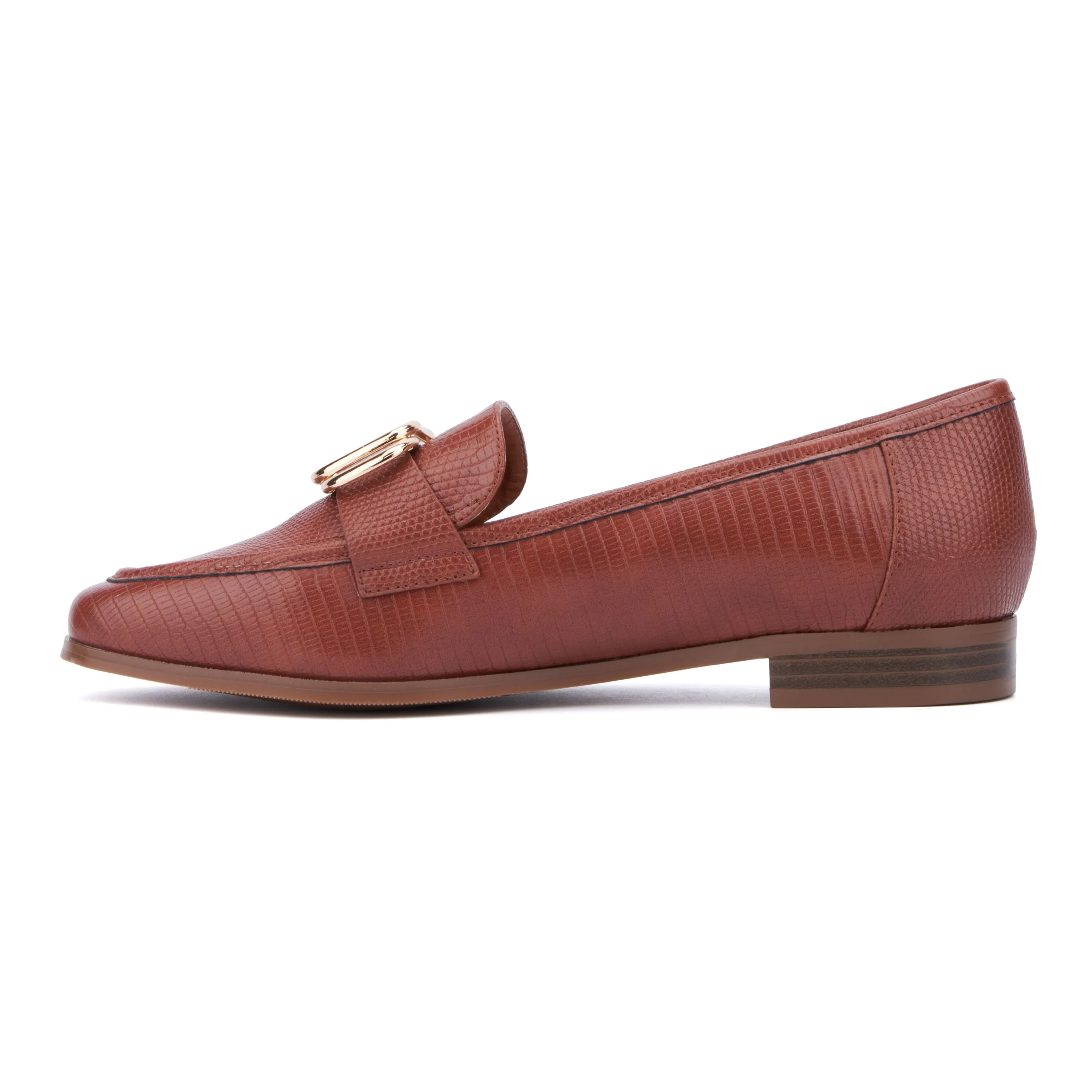 Ramira Slip-On Metal Accent Loafers