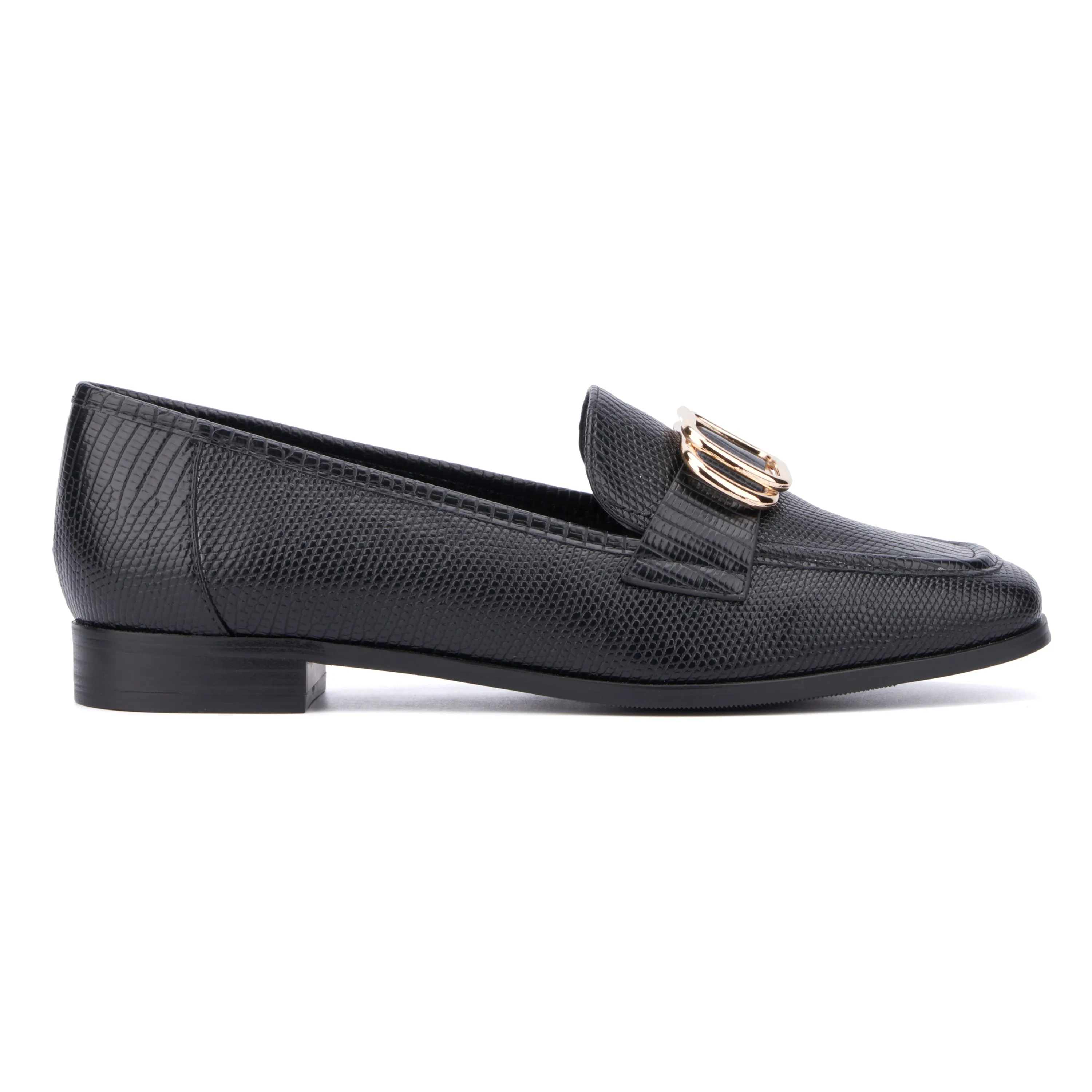 Ramira Slip-On Metal Accent Loafers