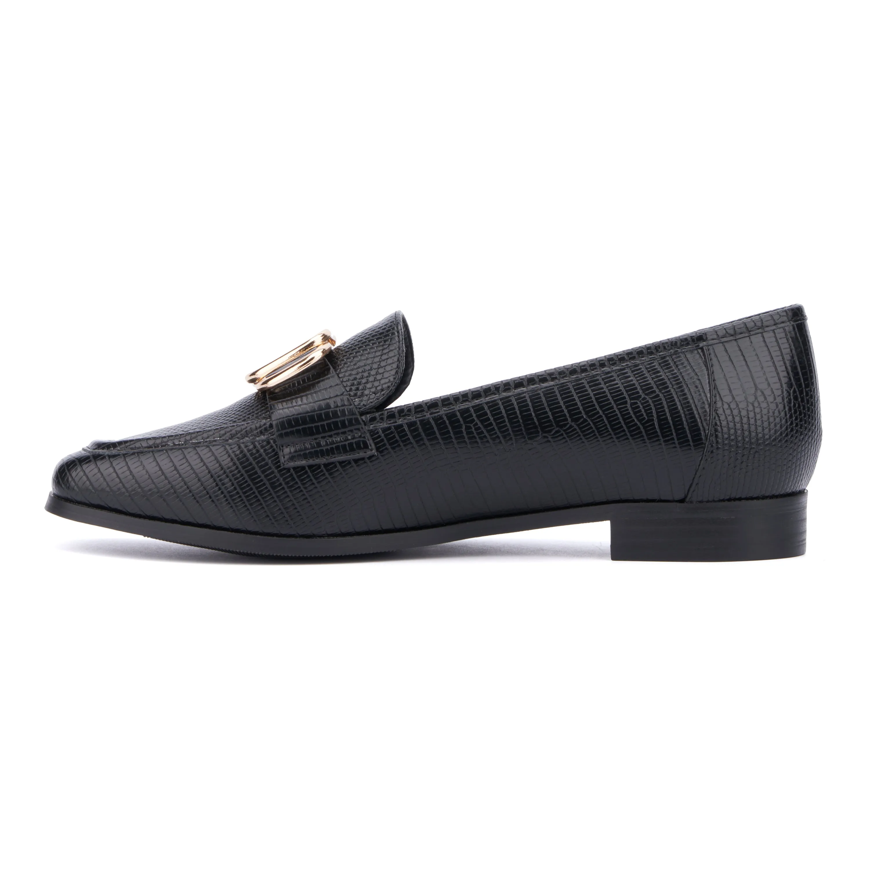 Ramira Slip-On Metal Accent Loafers