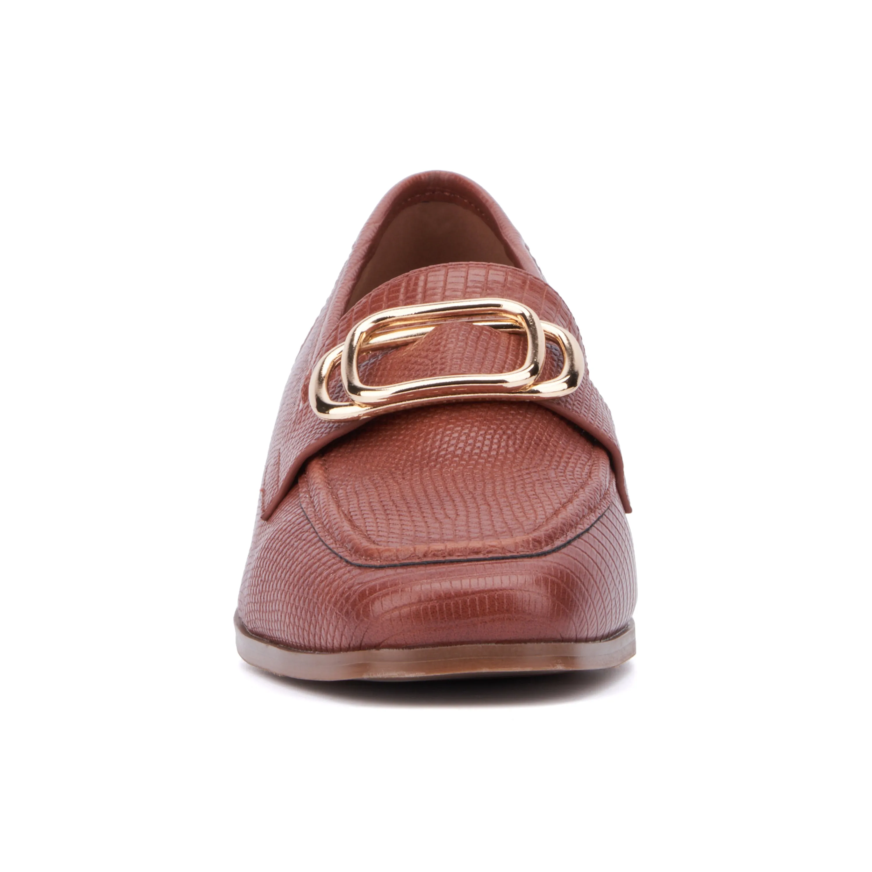 Ramira Slip-On Metal Accent Loafers