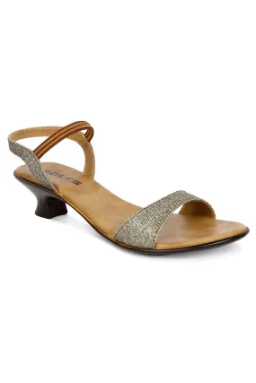 SOLES Elegant Champagne Heels Sandals - Sophisticated Style for Any Occasion