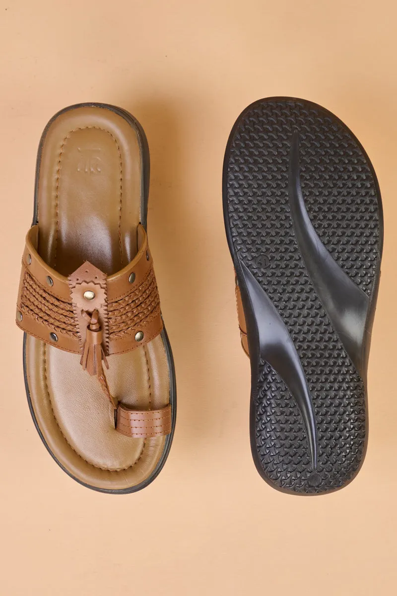 Tan Leather Sandal