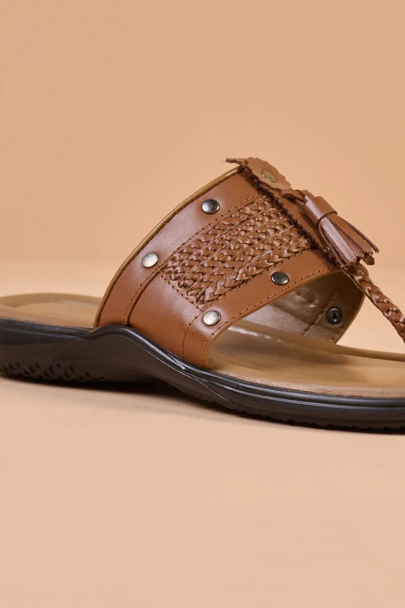 Tan Leather Sandal