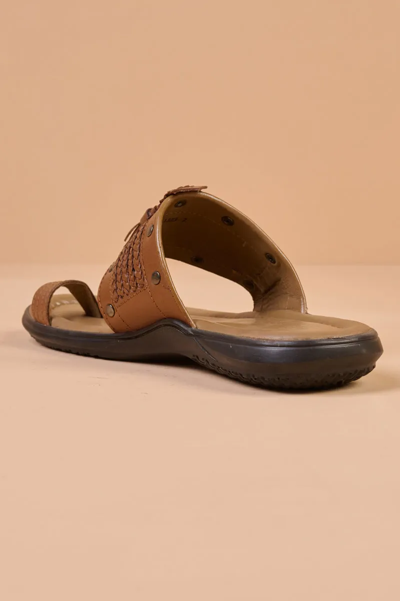 Tan Leather Sandal